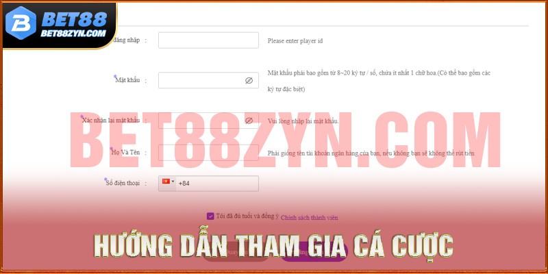 Tham gia cược nổ hũ Bet88 nhanh chóng, đơn giản